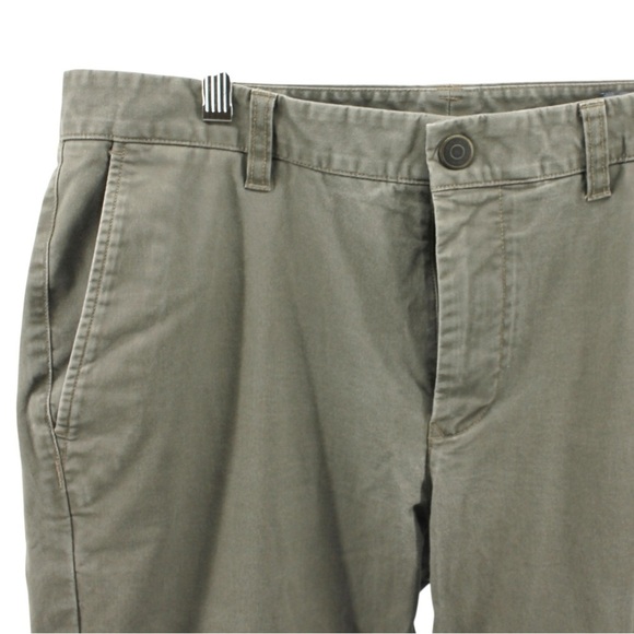 Bonobos Green Grey Washed Slim Fit Chino Pants Men's Size 32/32 Comfort Career - Picture 3 of 13